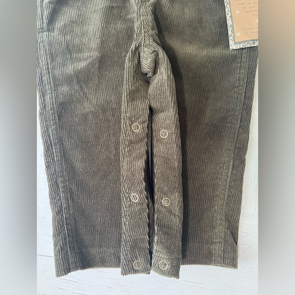 Vintage Tumbleweed Green Corduroy Kids Overalls - Picture 5 of 6